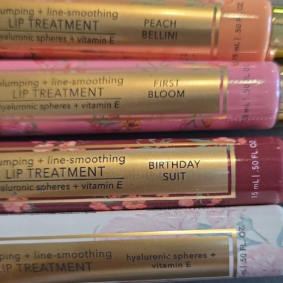Nakery Lip Treatment Set - Birthday Suit, First Bloom, Peach Bellini - Picture 4 of 4